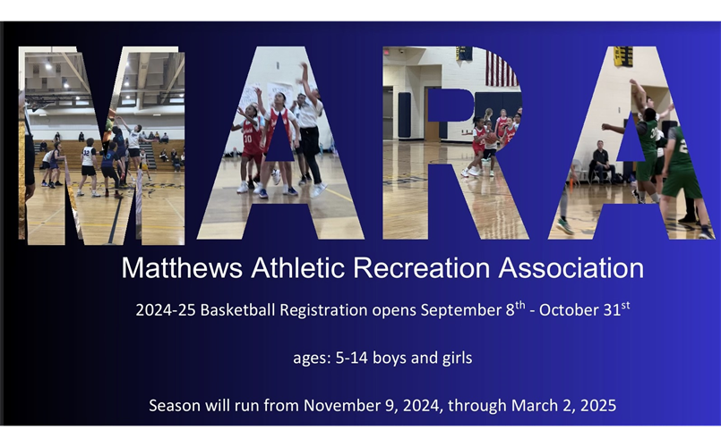 Winter Basketball - Registration Opens Sunday, Sept. 8