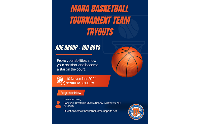 MARA 10U Tournament Team Tryouts (Basketball)