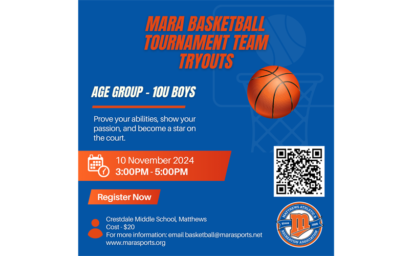 MARA 10U Tournament Team Tryouts