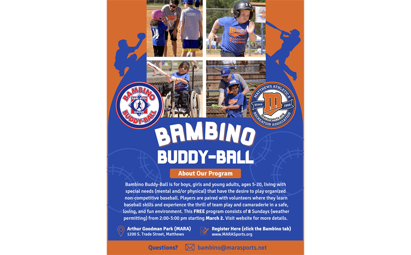 Bambino Buddy-Ball Registration is OPEN!