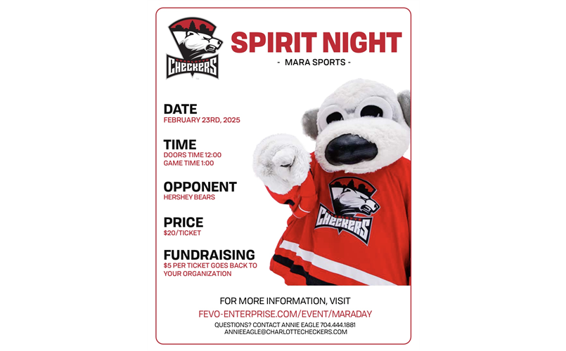 Spirit Night w/Charlotte Checkers